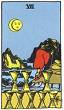 Bokalen acht, tarotgedicht en kaart